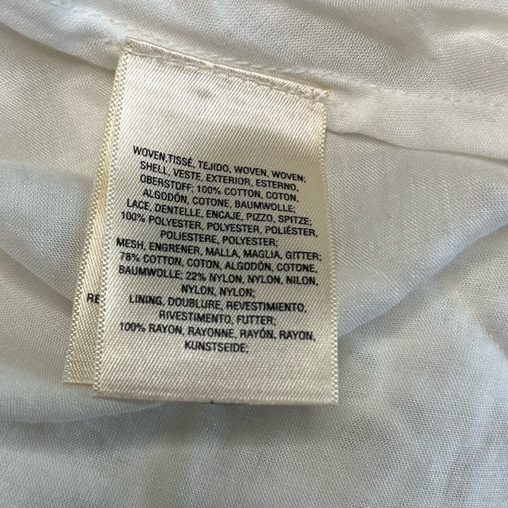 EUC HOLDING HORSES Magnolia White Lace Mini Dress - Picture 8 of 10